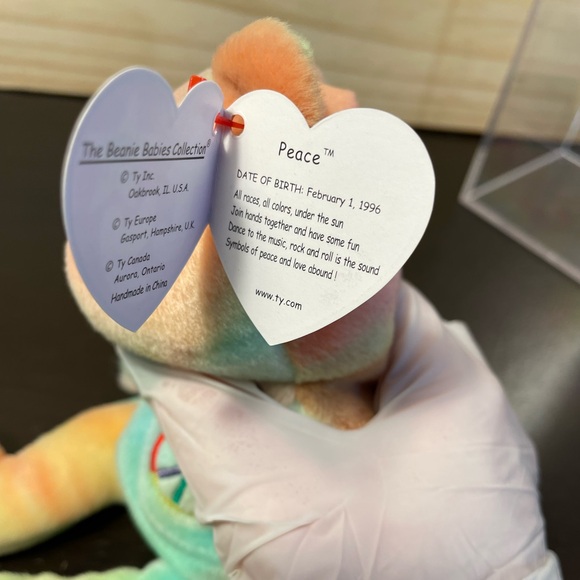 Peace - 1996 Bear Ty Beanie Babies // 3/$38 - Picture 5 of 8